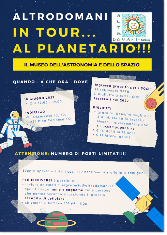 Volantino Planetario